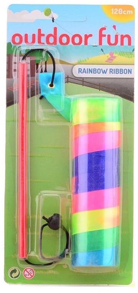 Lint Rainbow ribbon 120cm Spellen voor buiten