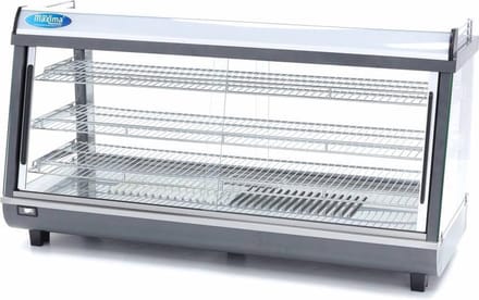Warmhoudvitrine - 186 L - 121,5 cm - 3 Niveaus