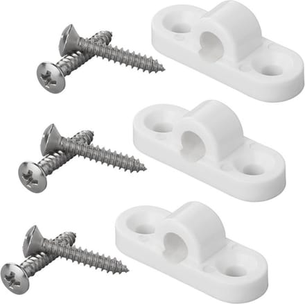 ProPlus Framebevestigingsoog - Kunststof - Horizontale Montage - Set van 3 - Inclusief RVS Schroeven