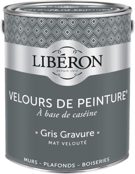Liberon Velours De Peinture Muurverf - Mat - Gris Gravure - 2,5l