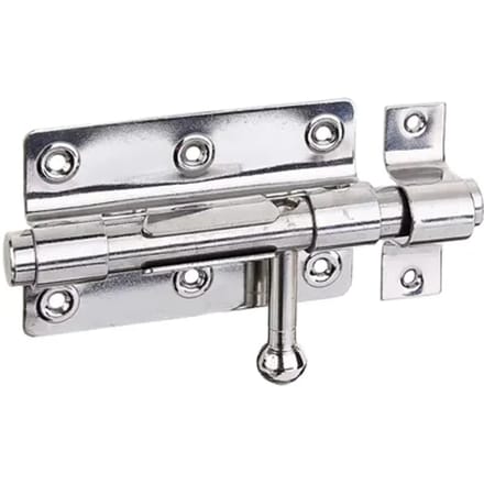 Alberts Sluitgrendel Met Bevestigd Tegenstuk - Rvs - 100x153 Mm
