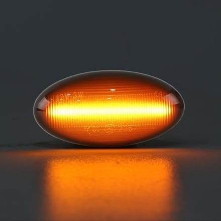 LED Zijmarkeringslichten Zwart voor Diverse Modellen - E-keurmerk