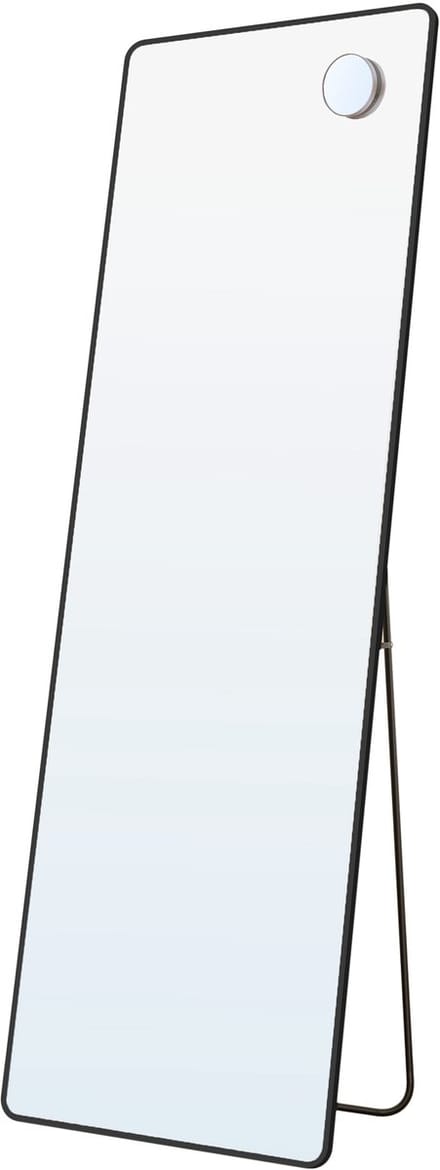 SONGMICS - Spiegel - Spiegel staand - Aluminium Frame - Met Vergrotende Spiegel