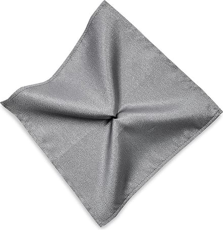 JB Collection - Pochets - pochet zilver lurex - zilver