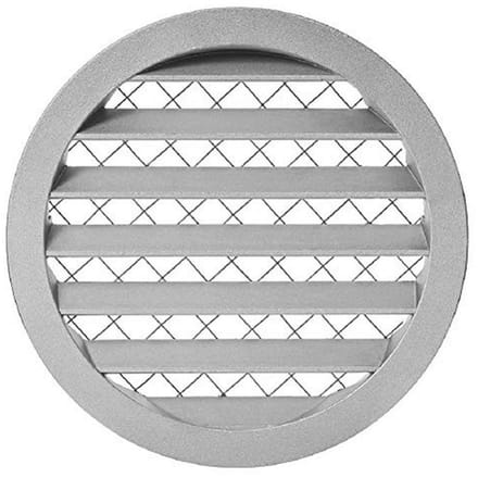 160mm Ventilatierooster met Muisbescherming - Aluminium en Weerbestendig