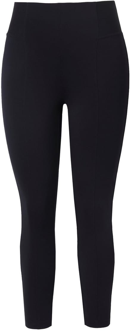 MIAMODA - Dames - modelwear legging slim fit brede elastische tailleband - Zwart - Maat 44