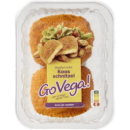 Vegetarische kaasschnitzel