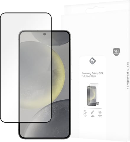 Cazy screenprotector geschikt voor Samsung Galaxy S24 - Screenprotector Full Cover Gehard Glas - 2 Stuks