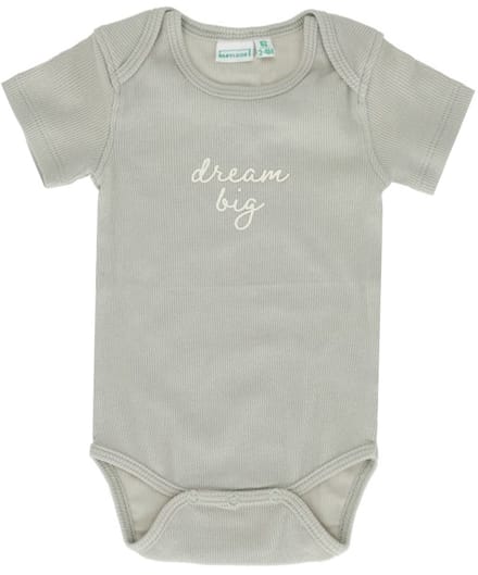 Babylook Romper Korte Mouw - Maat 56 - Mineral Grey