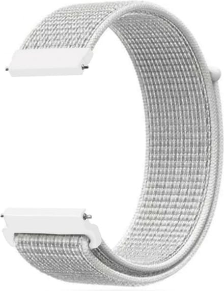 KELERINO. Nylon bandje geschikt voor Samsung Galaxy Active / 42 MM - Lichtgrijs