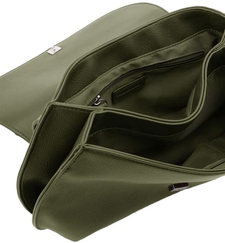 FREDsBRUDER schoudertas My Bestie Big Saddle Bag Khaki Green kaki
