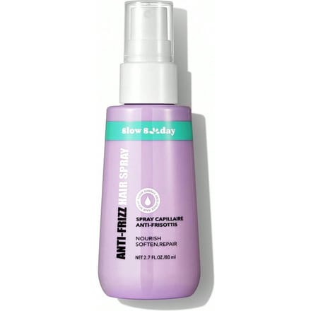 Slow Sunday Anti-Frizz Haarspray, Anti-Frizz, Voedend, Houdt Haar Zacht en Glanzend, Geschikt voor Alle Haartypes, Goede Keuze voor Vakantie, Reisbenodigdheden, Halloween & Kerstmis, Geschikt voor Haarverzorging in de Herfst & Winter, Herfstbenodigdheden