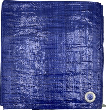 DULA Afdekzeil - 2 x 3 meter - Afdekfolie - Blauw - Waterdicht dekzeil - Grondzeil