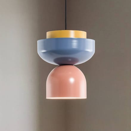 ALDEX Hanglamp Ulia, koraal/blauw/geel
