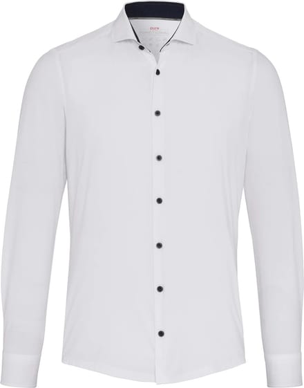 Pure The Functional Shirt Wit - Maat 40 - Heren - Overhemden Formeel