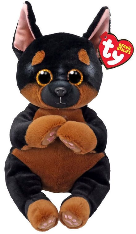 TY Beanie Babies Bellies Knuffel Hond Fritz 24 cm