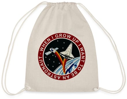 NASA When I grow Up I Want to Be An Astronaut Gymtas
