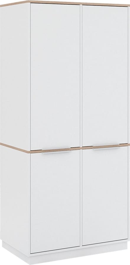 Vicco Betti Archiefrek – 82 x 179 cm met 6 legplanken Wit/Sonoma