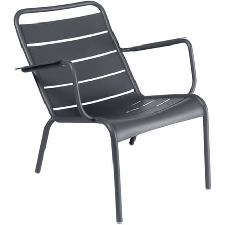 Fermob - LUXEMBOURG lage fauteuil - 47 antraciet mat - 4 - 6 Wochen