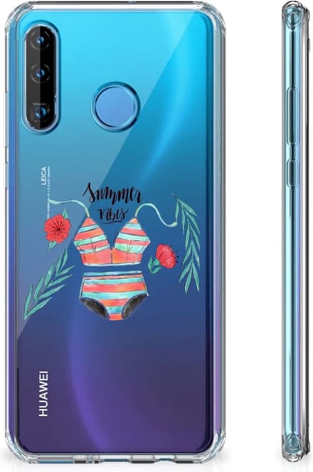 Huawei P30 Lite Stevig Bumper Hoesje Boho Summer