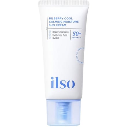 [ilso] Bilberry Cool Calming Moisture Sun Cream SPF 50+ PA++++ 50ml white