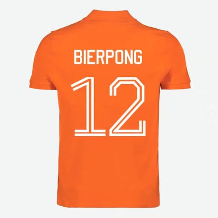 Oranje WK-EK Polo Shirt – Bierpong M