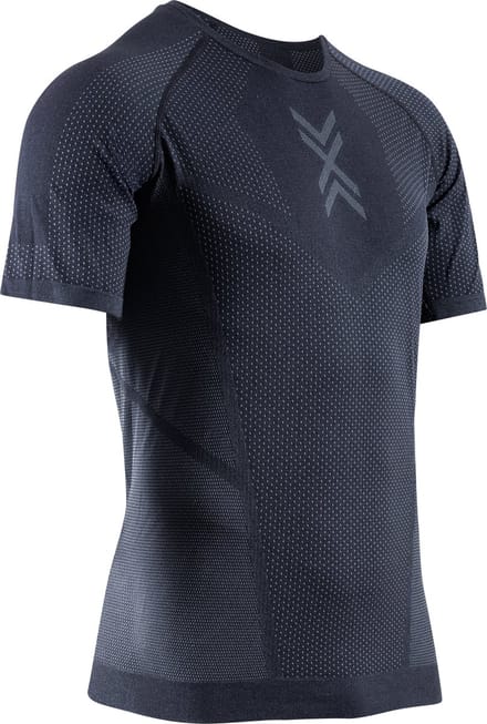 X-Bionic Xceed Hardloopshirt Korte Mouwen Heren X Black/Rhino Grey - XXL