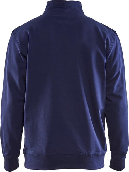 Blaklader Sweatshirt bi-colour met halve rits 3353-1158 - Marineblauw/Grijs - L