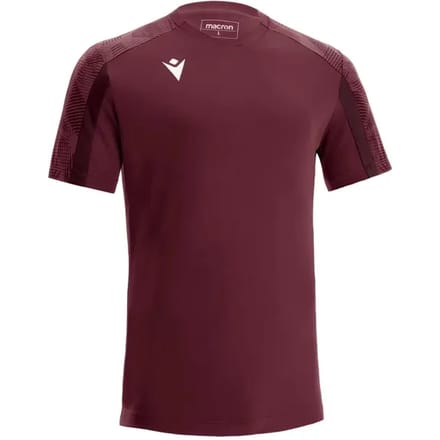 Macron Gede Shirt Korte Mouw Kinderen - Bordeaux | Maat: 7-8 Y