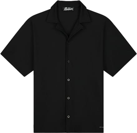 Malelions Ribbed Camp Collar Shirt
