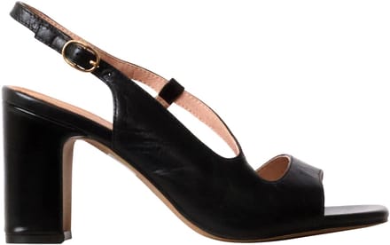Suzanna leren sandalen met hak