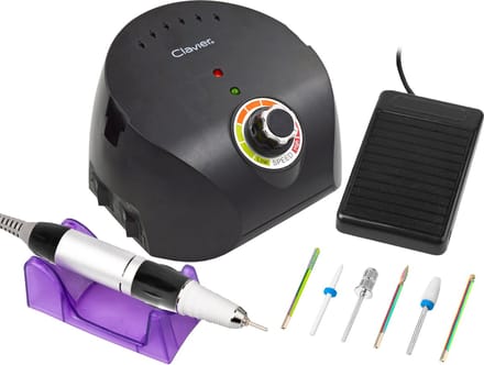 Clavier Nagelfrees Machine Voor Professionele Manicure & Pedicure 65W. FX 600 ZWART
