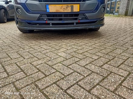 Custom 2012-2018 Voorspoiler Onderlip Voorlip Hoogglans Zwart