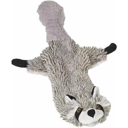 Platte wasbeer hondenknuffels Nobby Pet