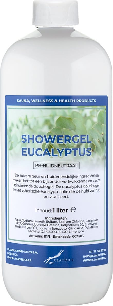Douchegel Eucalyptus 1 Liter - Showergel