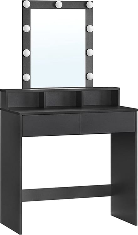 Vanity Make-uptafel - Kaptafel - Cosmetische Organizer - LED Verlichte Spiegel - 120 cm x 50 cm x 75 cm