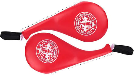 Dailygoods- Kickpads 2-Pack - PU Leer - Hoge Dichte Spons - Trainingsuitrusting - Kickboxing - Karate / Martial Arts - Stootkussens