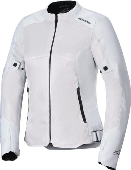Alpinestars Stella C-1 Air Zilver Dames Motorjas - Maat XXS - Jas