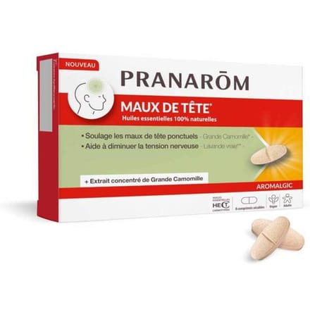 Pranarôm Aromalgic Hoofdpijn 8 tabletten