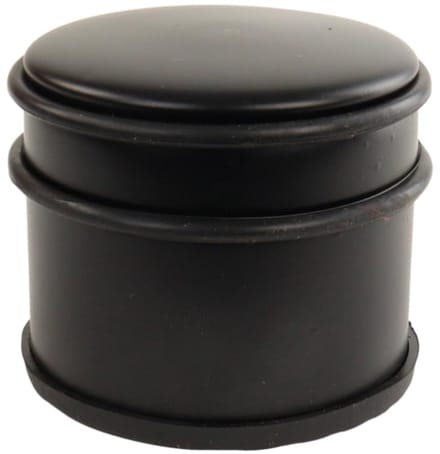 Deurstopper 9x7.5cm - Matte zwart - Coated metaal - Voorkomt deurbeweging - SnelShoppen