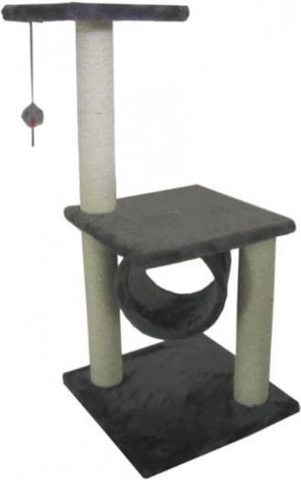 Topmast Nicky Krabpaal - Grijs - 40 x 40 x 85 cm