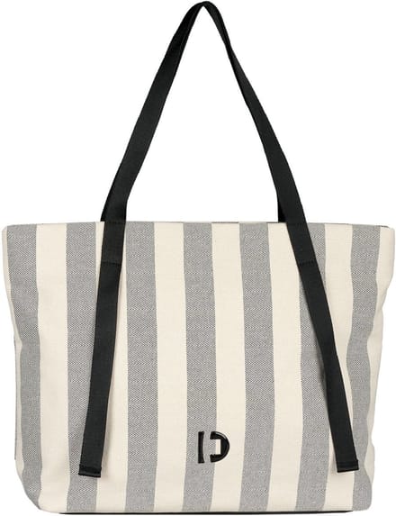 TOM TAILOR shopper Jett Shopper Stripes Black veelkleurig