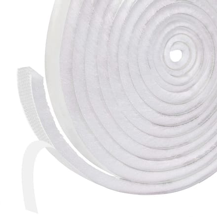 Borstelafdichting - Deurstrip Tochtstrip - Tocht Weren - Zelfklevend Polypropyleen - 6 Meter Lengte - Wit