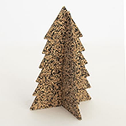 LIGA - Dash Kerstboom 20 cm - Kurk - Beige -