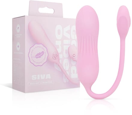 Good Vibes Only - Siva Vibrating Egg - Soft Silicone Roze