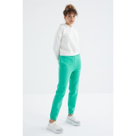 Dames High-Waist Fleece Joggingbroek