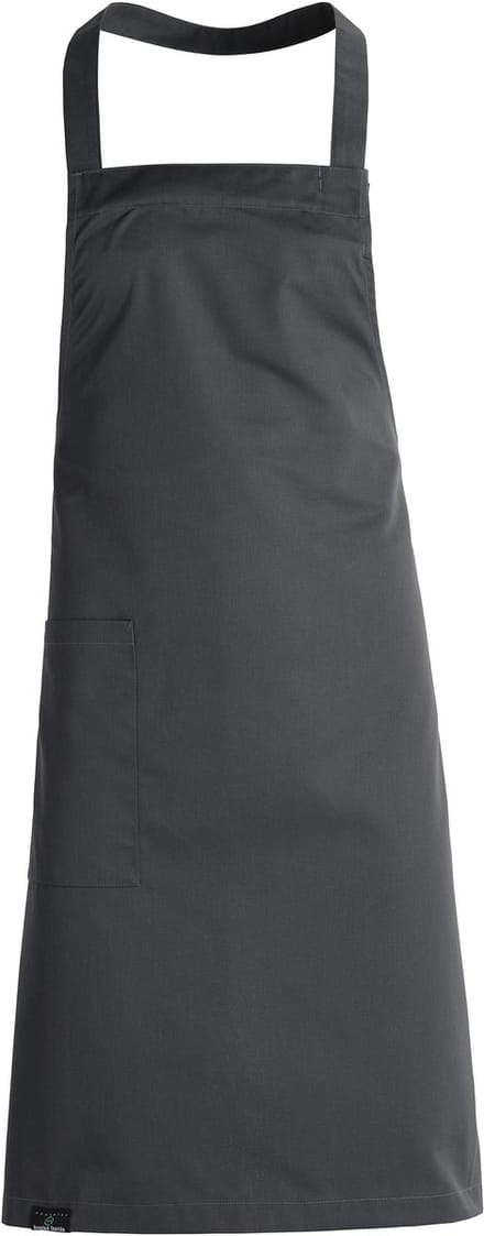 Kentaur Bib apron w. pocket 30430-152 - Charcoal - UNI