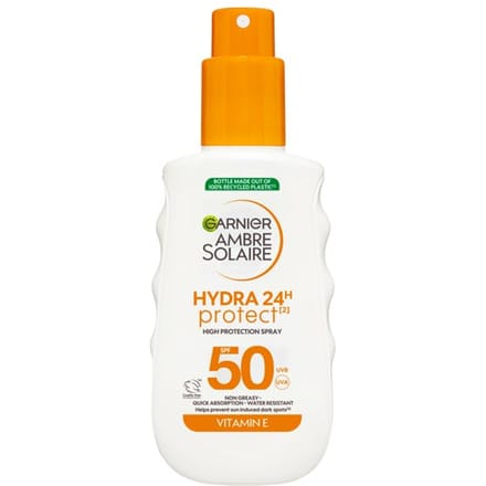 Garnier Ambre Solaire Hydra 24H Protect High Protection Spray SPF50 150 ml