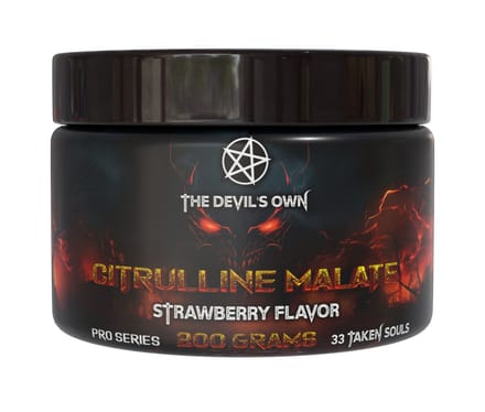The Devil's Own | Citrulline malate Strawberry | 300gr 50 servings | Pre-workout | Intra-workout | Post-workout | Aminozuren | Nutriworld