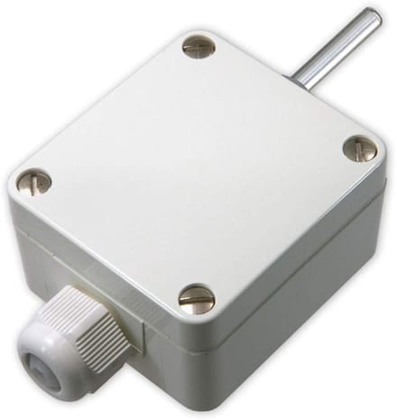 Temperatuursensor Buiten - Buitensensor Temperatuur - Klimaatregeling Meten - Snel Aansprekend - IP65 Waterdicht - Grijs